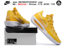 Giày bóng rổ cổ thấp Nike Zoom GT Cut 3 Vàng Trắng chuyên indoor outdoor replica 1:1 real chính hãng giá rẻ tốt nhất tại NeverStop Sneaker Shop Hồ Chí Minh