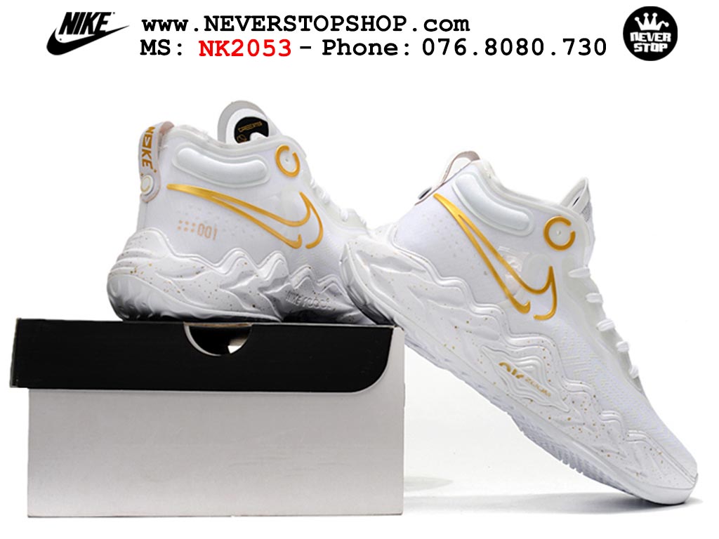 Giày bóng rổ nam cổ cao Nike Zoom GT Run Trắng Vàng replica 1:1 real chính hãng giá rẻ tốt nhất tại NeverStopShop.com HCM