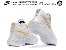 Giày bóng rổ nam cổ cao Nike Zoom GT Run Trắng Vàng replica 1:1 real chính hãng giá rẻ tốt nhất tại NeverStopShop.com HCM