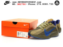 Giày chạy bộ nam nữ Nike ZoomX Pegasus Plus Nâu Xanh Dương chuyên chơi thể thao replica 1:1 best quality real giá rẻ tốt nhất tại NeverStopShop HCM