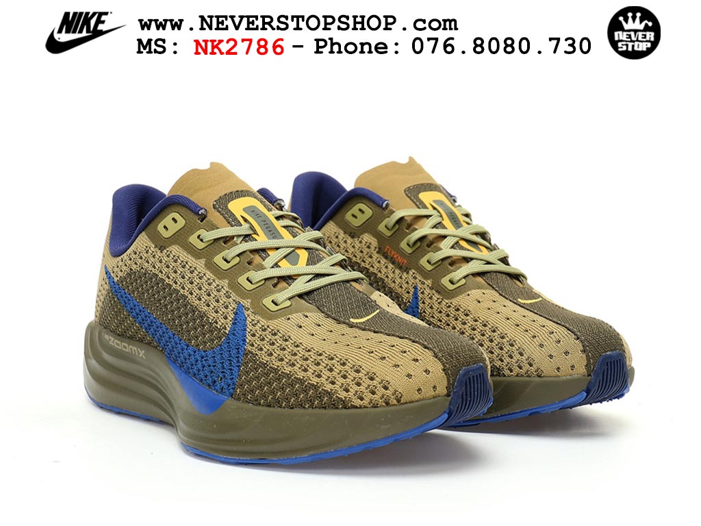 Giày chạy bộ nam nữ Nike ZoomX Pegasus Plus Nâu Xanh Dương chuyên chơi thể thao replica 1:1 best quality real giá rẻ tốt nhất tại NeverStopShop HCM
