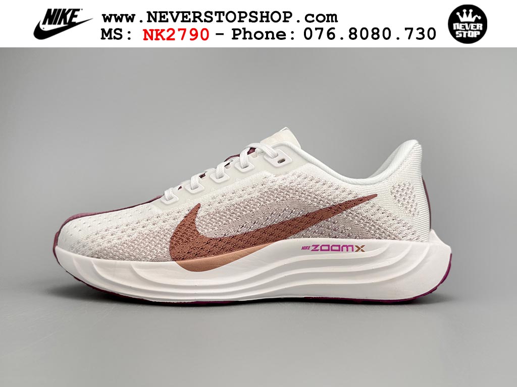 Giày chạy bộ nam nữ Nike ZoomX Pegasus Plus Trắng Tím chuyên chơi thể thao replica 1:1 best quality real giá rẻ tốt nhất tại NeverStopShop HCM