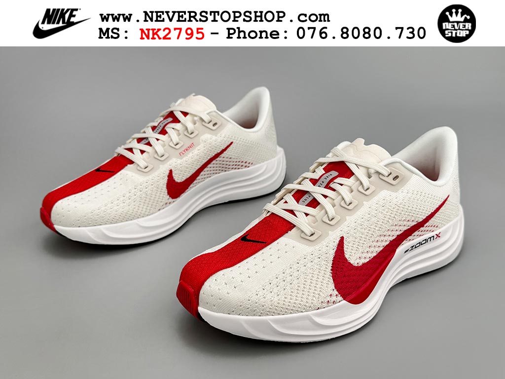 Giày chạy bộ nam nữ Nike ZoomX Pegasus Plus Trắng Đỏ chuyên chơi thể thao replica 1:1 best quality real giá rẻ tốt nhất tại NeverStopShop HCM