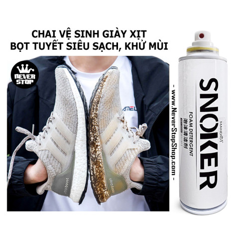 Chai vệ sinh giày sneakers xịt bọt tuyết