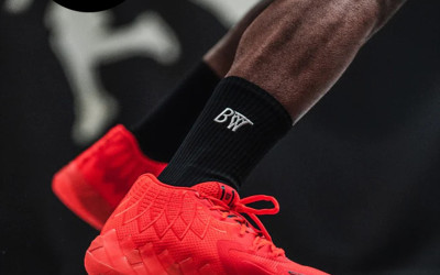Giày bóng rổ cổ cao PUMA MB 01 LAMELO BALL on feet nam nữ outdoot hàng chuẩn replica 1:1 giá tốt nhất HCM | NeverStopShop.com