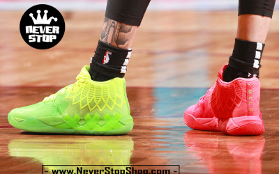 Giày bóng rổ cổ cao PUMA MB 01 LAMELO BALL on feet nam nữ outdoot hàng chuẩn replica 1:1 giá tốt nhất HCM | NeverStopShop.com