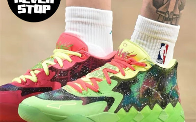 Giày bóng rổ cổ cao PUMA MB 01 LAMELO BALL on feet nam nữ outdoot hàng chuẩn replica 1:1 giá tốt nhất HCM | NeverStopShop.com
