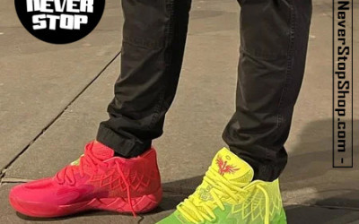 Giày bóng rổ cổ cao PUMA MB 01 LAMELO BALL on feet nam nữ outdoot hàng chuẩn replica 1:1 giá tốt nhất HCM | NeverStopShop.com