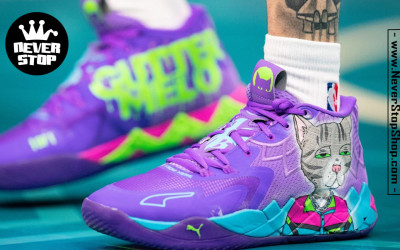 Giày bóng rổ cổ cao PUMA MB 01 LAMELO BALL on feet nam nữ outdoot hàng chuẩn replica 1:1 giá tốt nhất HCM | NeverStopShop.com