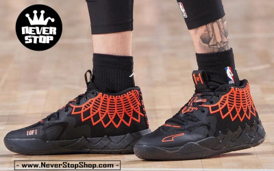 Giày bóng rổ cổ cao PUMA MB 01 LAMELO BALL on feet nam nữ outdoot hàng chuẩn replica 1:1 giá tốt nhất HCM | NeverStopShop.com
