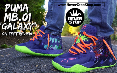 Giày bóng rổ cổ cao PUMA MB 01 LAMELO BALL on feet nam nữ outdoot hàng chuẩn replica 1:1 giá tốt nhất HCM | NeverStopShop.com