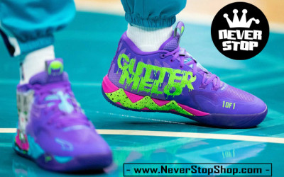 Giày bóng rổ cổ cao PUMA MB 01 LAMELO BALL on feet nam nữ outdoot hàng chuẩn replica 1:1 giá tốt nhất HCM | NeverStopShop.com