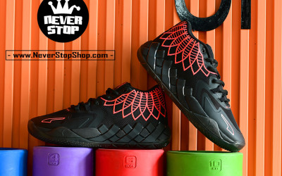 Giày bóng rổ cổ cao PUMA MB 01 LAMELO BALL on feet nam nữ outdoot hàng chuẩn replica 1:1 giá tốt nhất HCM | NeverStopShop.com