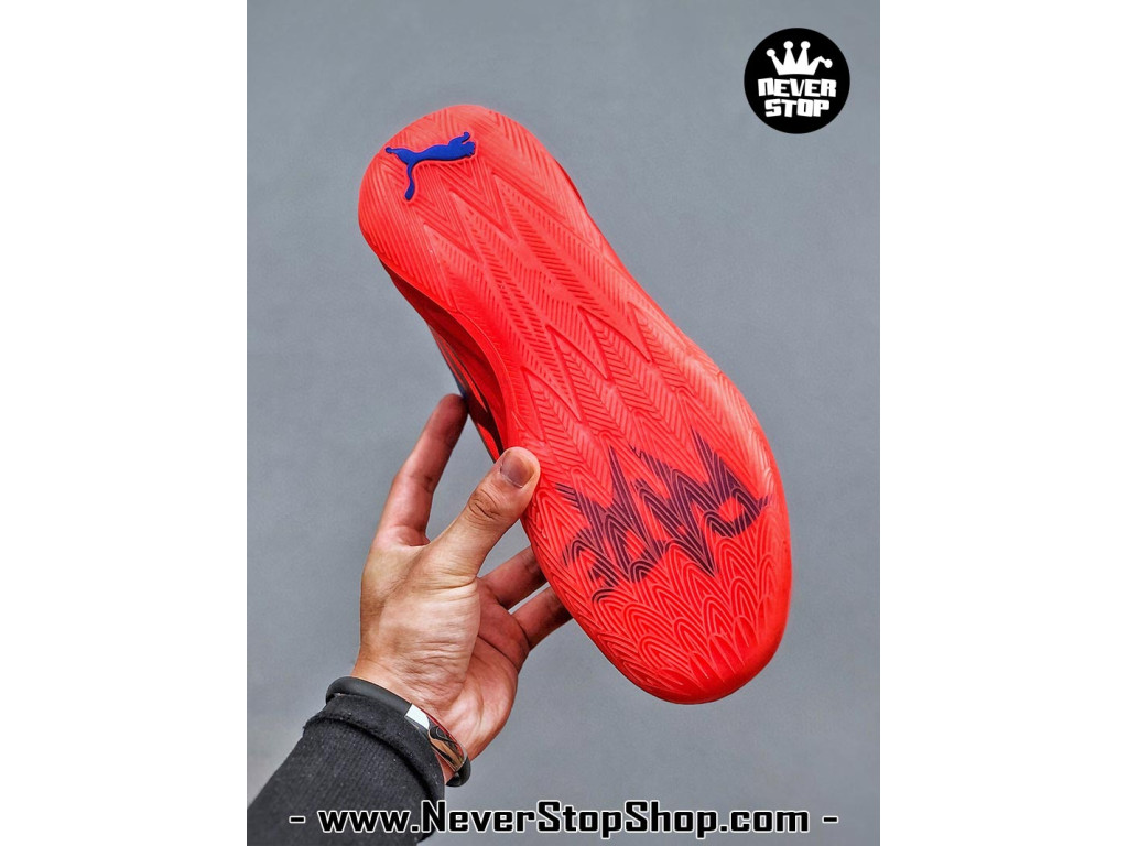 Giày thể thao Puma Lamelo Ball MB 02 Đỏ Cam nam nữ nhẹ êm thoáng khí bản rep 1:1 chuẩn real chính hãng giá rẻ tốt nhất tại NeverStopShop.com 