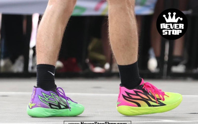 Giày bóng rổ PUMA MB 02 LAMELO BALL on feet nam nữ chuyên outdoor hàng chuẩn replica 1:1 giá tốt nhất HCM | NeverStopShop.com