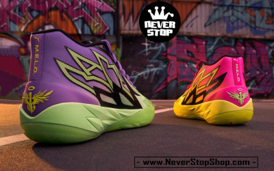 Giày bóng rổ PUMA MB 02 LAMELO BALL on feet nam nữ chuyên outdoor hàng chuẩn replica 1:1 giá tốt nhất HCM | NeverStopShop.com