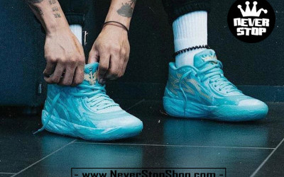 Giày bóng rổ PUMA MB 02 LAMELO BALL on feet nam nữ chuyên outdoor hàng chuẩn replica 1:1 giá tốt nhất HCM | NeverStopShop.com
