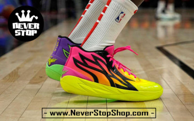 Giày bóng rổ PUMA MB 02 LAMELO BALL on feet nam nữ chuyên outdoor hàng chuẩn replica 1:1 giá tốt nhất HCM | NeverStopShop.com