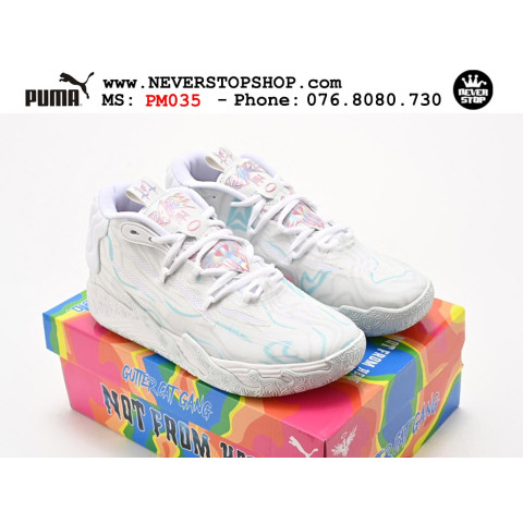 Puma MB 03 All White Marble