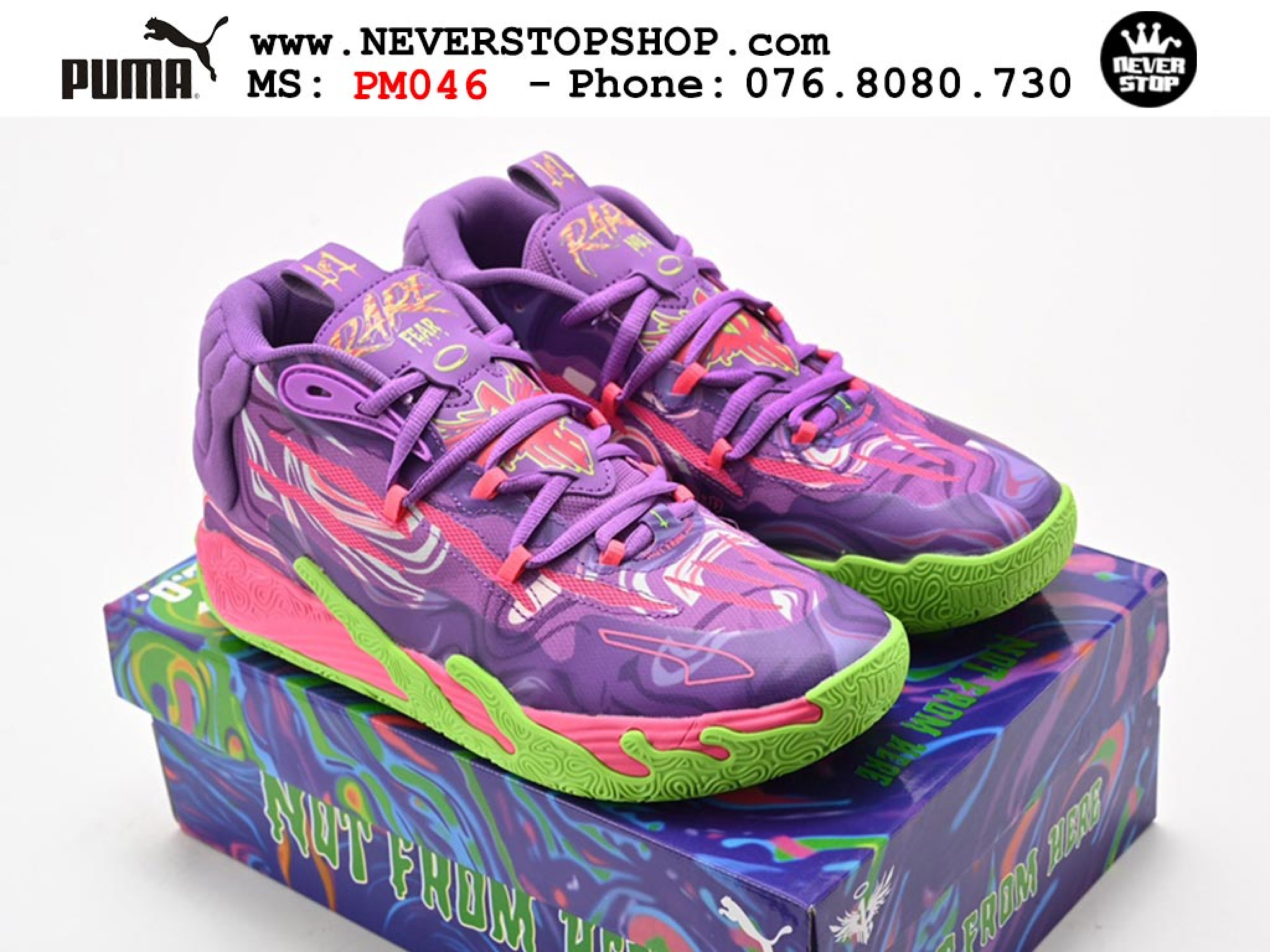 Giày Bóng Rổ PUMA MB 03 TOXIC JOKER Chuyên Thể Thao ...