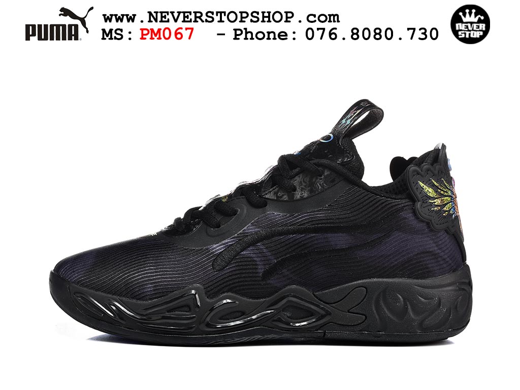 Giày thể thao Puma Lamelo Ball MB 04 Low Đen Tím nam nữ bản siêu cấp rep 1:1 chuẩn real chính hãng giá rẻ tốt nhất tại NeverStopShop.com 