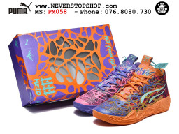 Giày thể thao Puma Lamelo Ball MB 04 Tím Cam nam nữ bản siêu cấp rep 1:1 chuẩn real chính hãng giá rẻ tốt nhất tại NeverStopShop.com