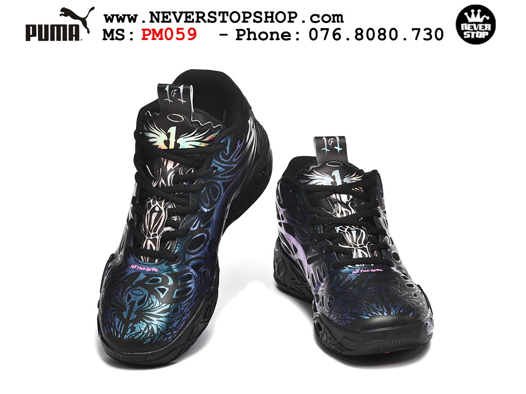 Giày thể thao Puma Lamelo Ball MB 04 Đen Xanh Dương nam nữ bản siêu cấp rep 1:1 chuẩn real chính hãng giá rẻ tốt nhất tại NeverStopShop.com