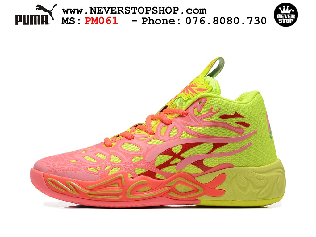 Giày thể thao Puma Lamelo Ball MB 04 Hồng Vàng nam nữ bản siêu cấp rep 1:1 chuẩn real chính hãng giá rẻ tốt nhất tại NeverStopShop.com