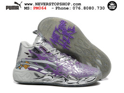 Giày thể thao Puma Lamelo Ball MB 04 Xám Tím nam nữ bản siêu cấp rep 1:1 chuẩn real chính hãng giá rẻ tốt nhất tại NeverStopShop.com