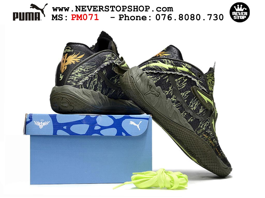 Giày Puma Lamelo Ball MB 05 Đen Xanh Lá nam nữ bản siêu cấp rep 1:1 chuẩn real chính hãng giá rẻ tốt nhất tại NeverStopShop.com 