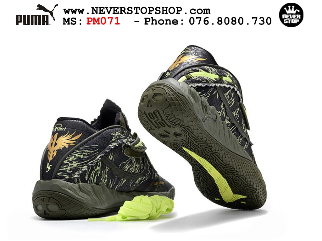 Giày Puma Lamelo Ball MB 05 Đen Xanh Lá nam nữ bản siêu cấp rep 1:1 chuẩn real chính hãng giá rẻ tốt nhất tại NeverStopShop.com 