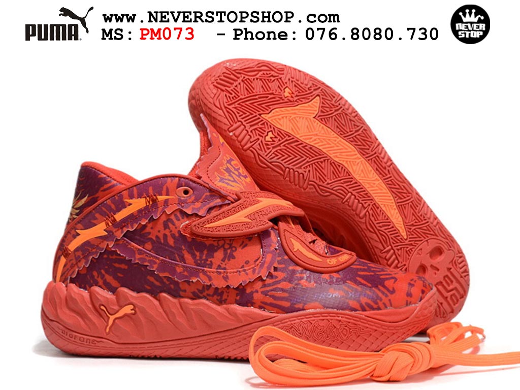 Giày Puma Lamelo Ball MB 05 Cam Tím nam nữ bản siêu cấp rep 1:1 chuẩn real chính hãng giá rẻ tốt nhất tại NeverStopShop.com 