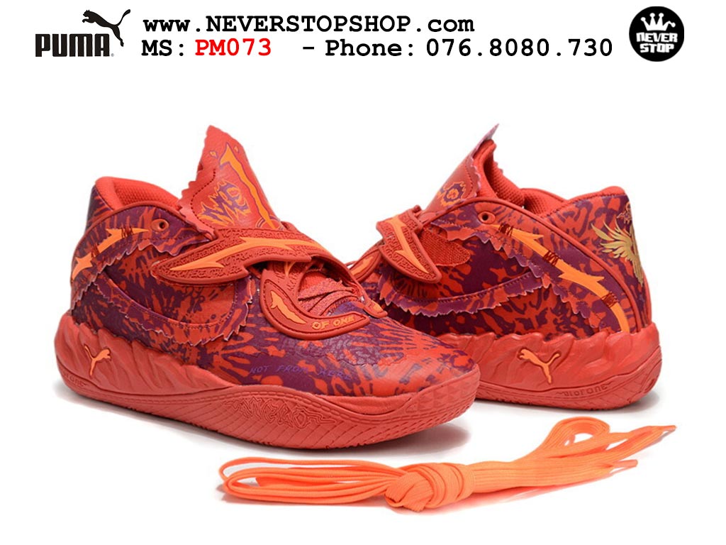 Giày Puma Lamelo Ball MB 05 Cam Tím nam nữ bản siêu cấp rep 1:1 chuẩn real chính hãng giá rẻ tốt nhất tại NeverStopShop.com 