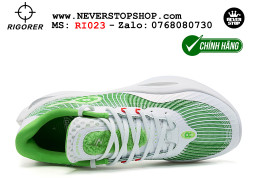 Giày chính hãng Rigorer AR 1 Trắng Xanh Austin Reaves authentic, đế traction rít bám sân chống mòn cực tốt NeverStopShop Giày bóng rổ Rigorer AR 1 Trắng Xanh original real chính hãng độ bám sân traction cực tốt cả indoor và outdoor NeverStopShop.com HCM