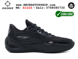 Giày chính hãng Rigorer AR 1 Đen Austin Reaves authentic, đế traction rít bám sân chống mòn cực tốt NeverStopShop Giày bóng rổ Rigorer AR 1 Đen original real chính hãng độ bám sân traction cực tốt cả indoor và outdoor NeverStopShop.com HCM