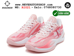Giày bóng rổ Rigorer AR 1 Hồng Trắng original real chính hãng độ bám sân traction cực tốt cả indoor và outdoor NeverStopShop.com HCM