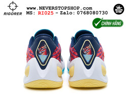 Giày chính hãng Rigorer AR 1 Trắng Xanh Cam Austin Reaves authentic, đế traction rít bám sân chống mòn cực tốt NeverStopShop Giày bóng rổ Rigorer AR 1 Trắng Xanh Cam original real chính hãng độ bám sân traction cực tốt cả indoor và outdoor NeverStopShop.com HCM