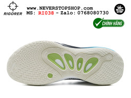 Giày chính hãng Rigorer AR 2 Đen Trắng Xanh Austin Reaves authentic, siêu nhẹ êm đế bám sân chống mòn cực tốt NeverStopShop Giày bóng rổ Rigorer AR 2 Đen Trắng Xanh original real chính hãng đế rít bám sân traction cực tốt cả indoor và outdoor NeverStopShop.com HCM