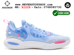 Giày chính hãng Rigorer AR 2 Trắng Xanh Austin Reaves authentic, siêu nhẹ êm đế bám sân chống mòn cực tốt NeverStopShop Giày bóng rổ Rigorer AR 2 Trắng Xanh original real chính hãng đế rít bám sân traction cực tốt cả indoor và outdoor NeverStopShop.com HCM