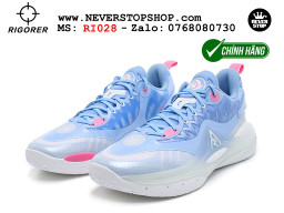 Giày chính hãng Rigorer AR 2 Trắng Xanh Austin Reaves authentic, siêu nhẹ êm đế bám sân chống mòn cực tốt NeverStopShop Giày bóng rổ Rigorer AR 2 Trắng Xanh original real chính hãng đế rít bám sân traction cực tốt cả indoor và outdoor NeverStopShop.com HCM