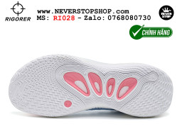 Giày chính hãng Rigorer AR 2 Trắng Xanh Austin Reaves authentic, siêu nhẹ êm đế bám sân chống mòn cực tốt NeverStopShop Giày bóng rổ Rigorer AR 2 Trắng Xanh original real chính hãng đế rít bám sân traction cực tốt cả indoor và outdoor NeverStopShop.com HCM