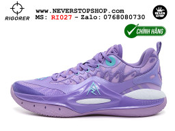 Giày bóng rổ Rigorer AR 2 Tím Trắng original real chính hãng đế rít bám sân traction cực tốt cả indoor và outdoor NeverStopShop.com HCM