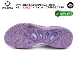 Giày bóng rổ Rigorer AR 2 Tím Trắng original real chính hãng đế rít bám sân traction cực tốt cả indoor và outdoor NeverStopShop.com HCM