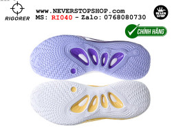 Giày chính hãng Rigorer AR 2 Vàng Tím Austin Reaves authentic, siêu nhẹ êm đế bám sân chống mòn cực tốt NeverStopShop Giày bóng rổ Rigorer AR 2 Vàng Tím original real chính hãng đế rít bám sân traction cực tốt cả indoor và outdoor NeverStopShop.com HCM