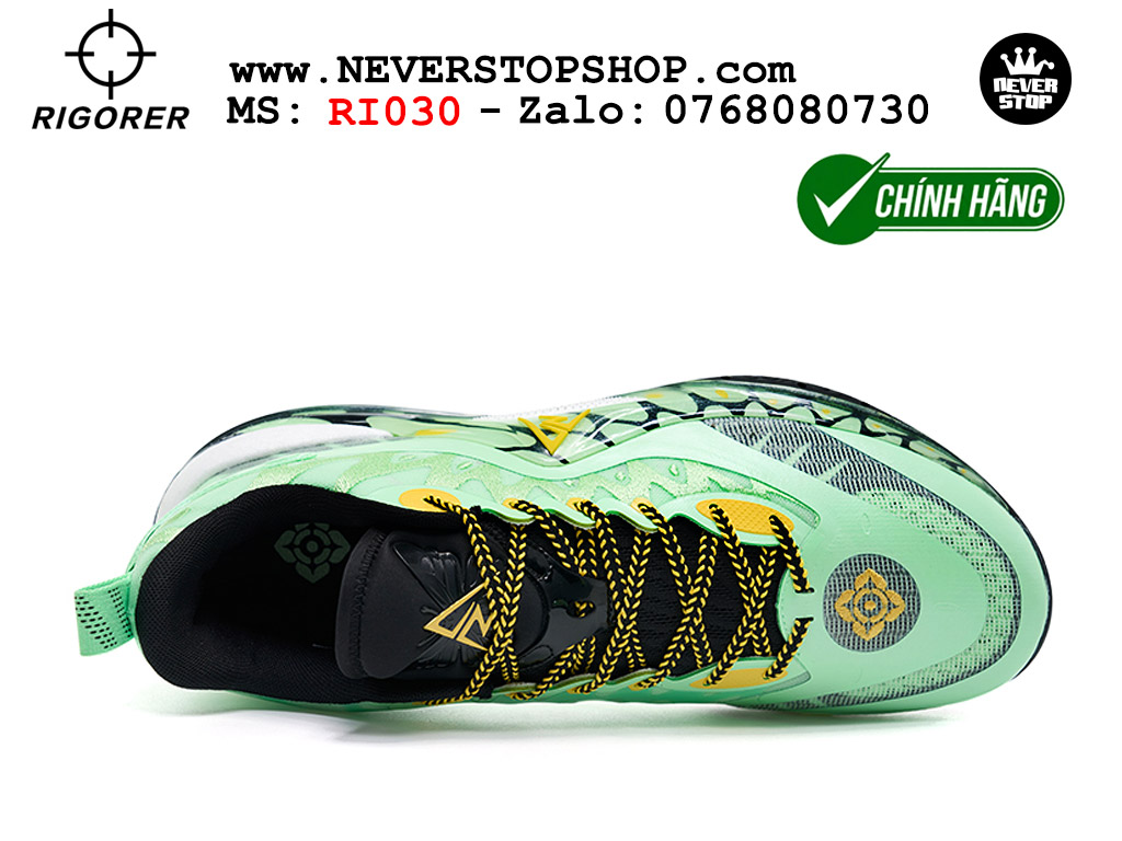 Giày chính hãng Rigorer AR 2 Xanh Đen Austin Reaves authentic, siêu nhẹ êm đế bám sân chống mòn cực tốt NeverStopShop Giày bóng rổ Rigorer AR 2 Xanh Đen original real chính hãng đế rít bám sân traction cực tốt cả indoor và outdoor NeverStopShop.com HCM