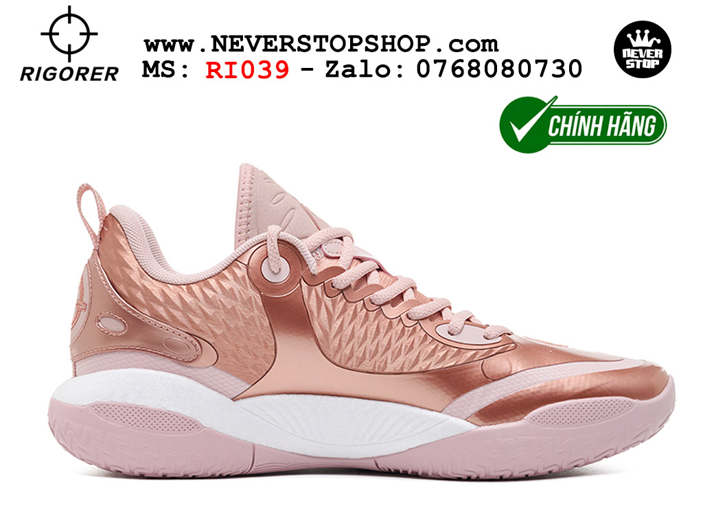 Giày bóng rổ Rigorer AR 2 Vàng Đồng original real chính hãng đế rít bám sân traction cực tốt cả indoor và outdoor NeverStopShop.com HCM