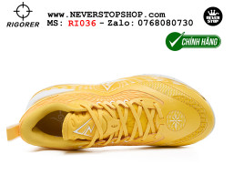 Giày bóng rổ Rigorer AR 2 Vàng Trắng original real chính hãng đế rít bám sân traction cực tốt cả indoor và outdoor NeverStopShop.com HCM