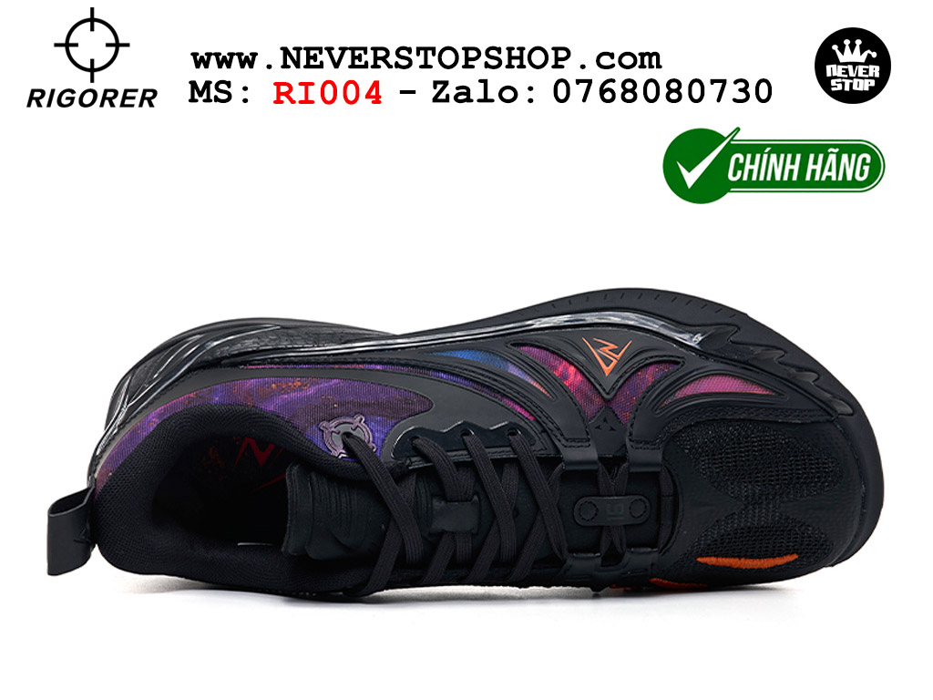 Giày bóng rổ outdoor Rigorer AR 3 Đen Tím original real chính hãng giá rẻ tốt nhất tại NeverStopShop.com HCM