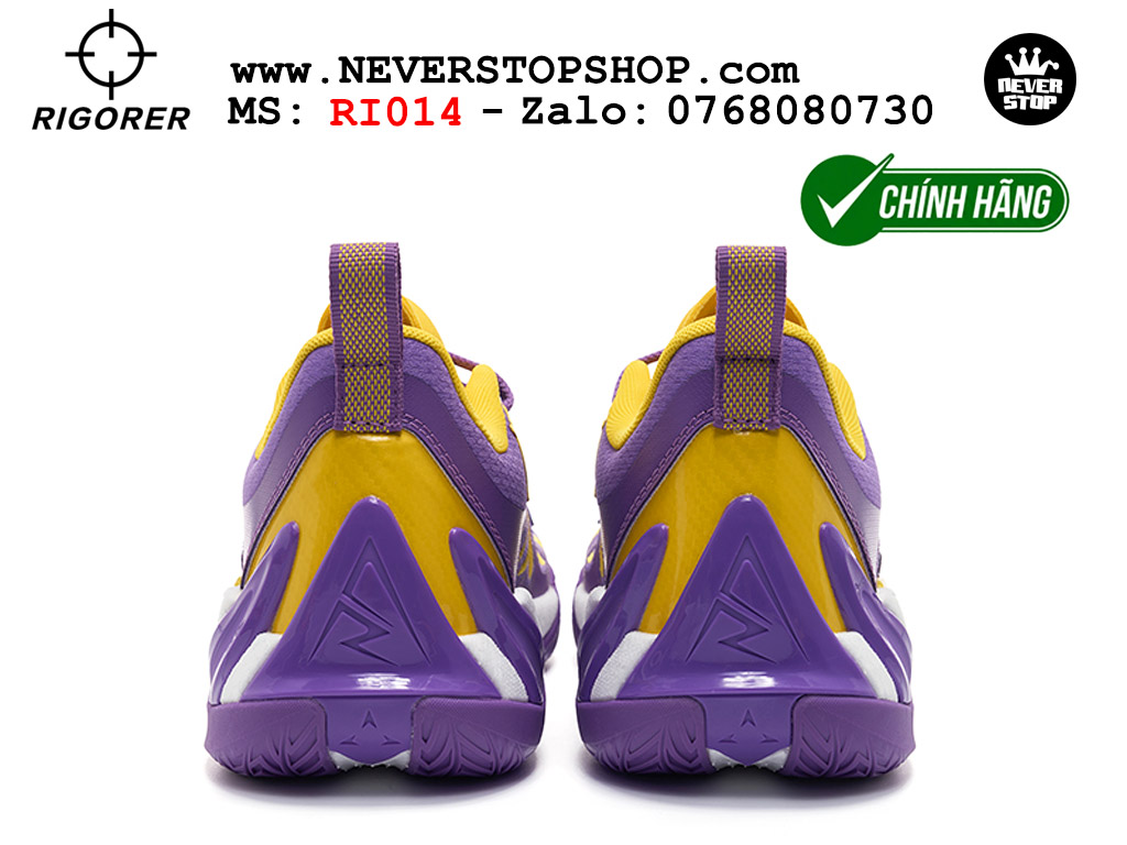 Giày chính hãng Rigorer AR 3 Tím Vàng Austin Reaves authentic, đế rít bám sân chống mòn cực tốt NeverStop Basketball Sneaker Shop Giày bóng rổ outdoor Rigorer AR 3 Tím Vàng original real chính hãng giá rẻ tốt nhất tại NeverStopShop.com HCM