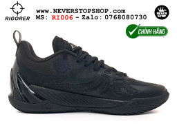 Giày chính hãng Rigorer AR 3 Đen Full Austin Reaves authentic, đế rít bám sân chống mòn cực tốt NeverStop Basketball Sneaker Shop Giày bóng rổ outdoor Rigorer AR 3 Đen Full original real chính hãng giá rẻ tốt nhất tại NeverStopShop.com HCM